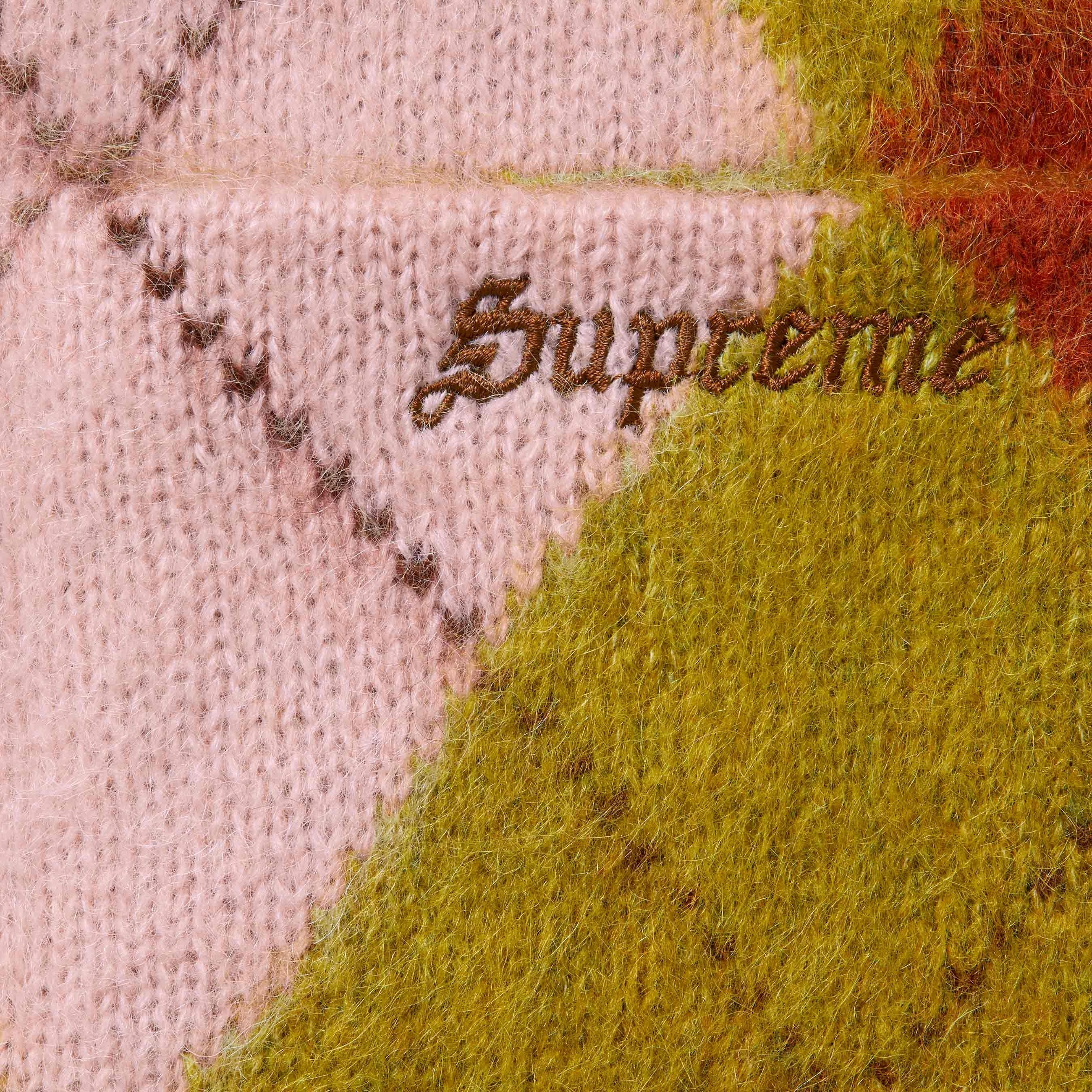 Brushed Argyle Zip Up Vest view 9